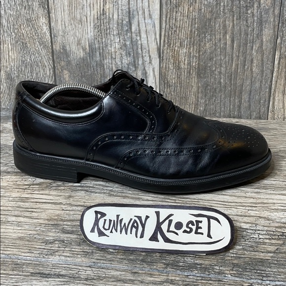 Rockport Other - Rockport Mens Leather Upper Dress Shoes Wing Tip Oxford Size 9.5M